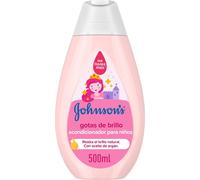 Johnson's Baby Gouttes de brillance Conditionneur pour cheveux doux, soyeux et sains, 500 ml