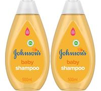 Johnson's Baby - Shampoing (500 mL) - Ne pique pas les yeux - 94% d’ingrédients d’origine naturelle - Pour des cheveux et un cuir chevelu qui semblent plus sains (Lot de 2)