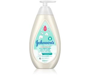 Johnson's Comfort Touch bain moussant et gel lavant 2 en 1 pour enfant 500 ml