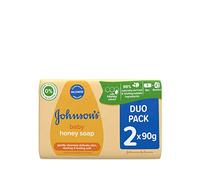 Johnson's® Lot de 2 savons au miel pour bébé 90 g