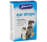Johnsons - Toilettage - Soins pour Animaux / Chiens Chats - Ear Drops - Nettoyage des Oreilles - 15 ml