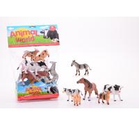 Animal world lot de 6 animaux de la ferm