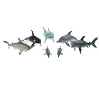 Johntoy Animal World animaux de l' océan 7 pcs playset Multicolor G