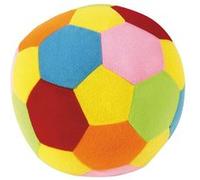 Johntoy balle molle avec hochet Happy World 18 cm Multicolor G