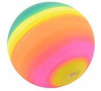 Johntoy balles arc-en-ciel 7 cm en caoutchouc 3 pièces Multicolore G