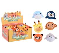Johntoy balles rebondissantes jouets - Plush Cuties PVC 8 affichage assorti