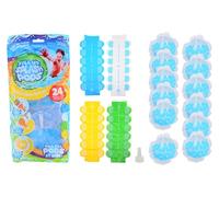 Johntoy Ballons à eau autobloquants 24 pièces jouets colorés