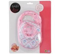 Johntoy Bavoirs Baby Rose rose 2 pièces Roze G