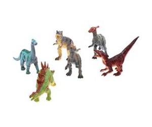 Johntoy dinosaures speelset 6-pièces de 12 cm Multicolore G