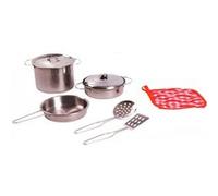 Johntoy Home and Kitchen ustensiles de cuisine en acier set 8 pièces Argent G
