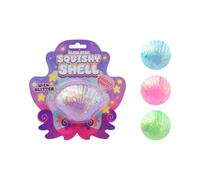 Johntoy Jouet à presser en forme de coquillage à paillettes - Multicolore