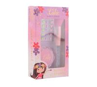 Johntoy Set de jouets de maquillage LaLa blush et pinceau avec autocollants multicolores