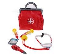 JohnToy- Mallette médicale avec Accessoires 6 pièces, 27576, Multicolore