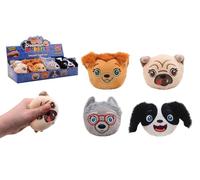 Johntoy peluche pincement chien slow rise jouet multicolore