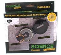 Johntoy Science Explorer boussole noire 5 cm Noir G