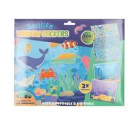 Johntoy stickers fenêtre animaux marins - 150 pièces décoration fenêtre enfant