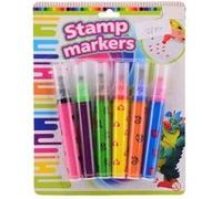 Johntoy 28310 Tampon - Crea Kids Stamp Markers - 6 Pièce