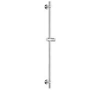 JOHO Barre de douche en acier inoxydable avec support de douchette et fixations murales réglable compatible trous existants, colonne de douche 100 cm chromé