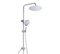 JOHO Colonne de Douche Design Réglable sans Robinetterie Ensemble Douche Murale pour Cabine Douche Baignoire Système Pluie Inox Douche Complet avec Douche Effet Pluie Douche de Tête D20.