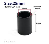 Johonneur de tuyau d'eau noirs,connecteurs UPVC épais,accessoires d'aquarium,précieux JoendocGarden,raccords d'irrigation,2 à 20 pièces,20,25mm - Type 25mm Straight-10PCS Black