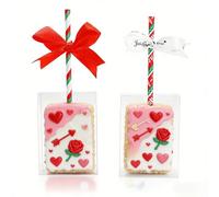 JOHOPACK Lot de 100 boîtes à friandises transparentes pour riz et macarons - 8,9 x 6,3 x 3,5 cm