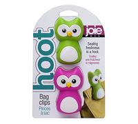 Joie Kitchen Gadgets 10117 Joie Lot de 2 pinces pour sac à chouette, taille unique, assortiment