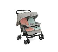 Joie - Aire™ Twin - Poussette Double - Sièges Inclinables Indépendants - Harnais 5 Points - Suspension 4 Roues - Pliage Facile Et Compact - Capotes UPF 50+ - Dès la Naissance