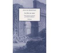 Joie au coeur (la) CRONSTADT J DE (Auteur)