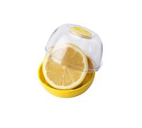 Joie Boîte de Conservation pour Citrons réversible, Jaune/Transparent, 8,9 x 8,9 x 7 cm
