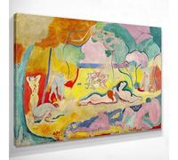 Joie de vivre Matisse, grand tableau imprimé sur toile de haute qualité, beaux-arts, encadré prêt à accrocher bsa39-130x90 cm