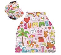 Joie Été Cool Housse de Canopée de Siège de Voiture pour Poussette Bébé Dais Siège-Auto Couverture D'Allaitement Pare-Soleil Respirant Extensible pour Garçons Filles