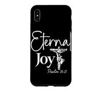 Joie Éternelle Psaume 16:11 Design Chrétien avec Croix Coque pour iPhone XS Max