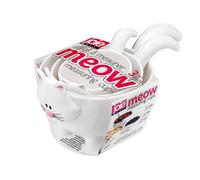 Joie Kitchen Gadgets 067742124227 Meow Gobelets à mesurer mixte, noir et blanc