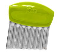 Joie Kitchen Gadgets Couteau hachoir ondulé pour fruits et légumes, lame en acier inoxydable, couleurs variables, 11 cm