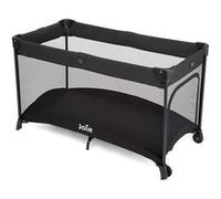 Joie - Allura 120 - Lit d’appoint et de Voyage - De la Naissance à 15 kg - Bassinet Inclus-Matelas Confortable- fenêtres Filet - Pliage Rapide et Facile - Sac de Transport Inclus -Coloris Shale.