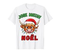 Joie Meuh Noël Cadeau Humoristique Vache Original Fêtes T-Shirt
