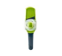 Joie Mini mandoline en acier inoxydable avec guide coulissant de protection Vert