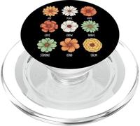 Joie, Paix, Espoir, Amour, Devenir Courageux, Fort, Gentil, Calme PopSockets PopGrip pour MagSafe