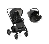 JOIE - Poussette duo Chrome + Coque I-Snug 2 + Adaptateurs + Habillage pluie - Ember