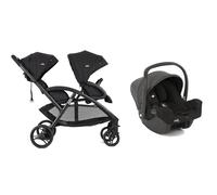 JOIE - Poussette Duo Evalite Double I-snug 2 Shale Joie