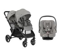 JOIE - Poussette Duo Evalite Double I-snug 2 Pebble Joie