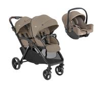 JOIE - Poussette Duo Evalite Double + Siège auto i-Snug 2 Cashew