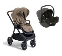 JOIE - Poussette DUO Finiti Sandstone + Siège-auto Gr0+ I-Snug 2 Shale Beige