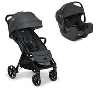 JOIE - Poussette DUO Parcel LX Ebony + Siège-auto gr0+ I-Gemm 3 Shale Gris G