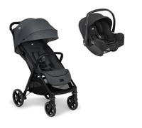 JOIE - Poussette Duo Parcel Lx Ebony Siege-auto Gr0 I-snug 2 Shale Joie