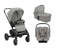 JOIE - Poussette Trio Chrome + Siège auto i-Snug 2 + Nacelle Chrome Pebble