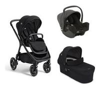 JOIE - Poussette TRIO Finiti Eclipse + Siège-auto Gr0+ I-Snug 2 Shale + Nacelle Ramble XL Eclipse Noir