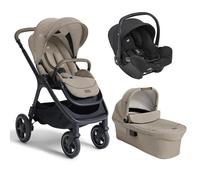 JOIE - Poussette Trio Finiti + Siège auto i-Snug 2+ Nacelle Ramble XL Sandstone