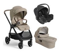 JOIE - Poussette Trio Valora + Siège auto i-Snug 2 + Nacelle Ramble XL V2 Sandstone
