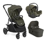 JOIE - Poussette Trio Versatrax + Siège auto i-Snug 2 + Nacelle Ramble XL Fern